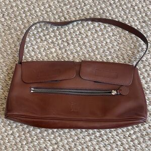 Jean Paul Gaultier classic leather brown purse